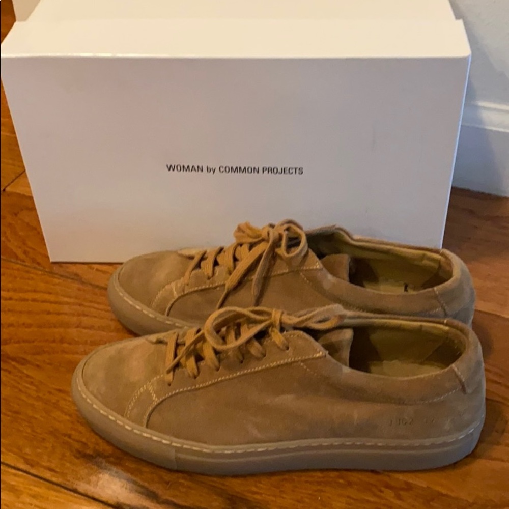 Tan suede common project